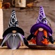 Set 2 jucarii de plus, pitic, fara fata, Halloween, Decoratiuni de petrecere, Cuplu de vampiri, Rudolph, multicolor, 21*11*8 cm