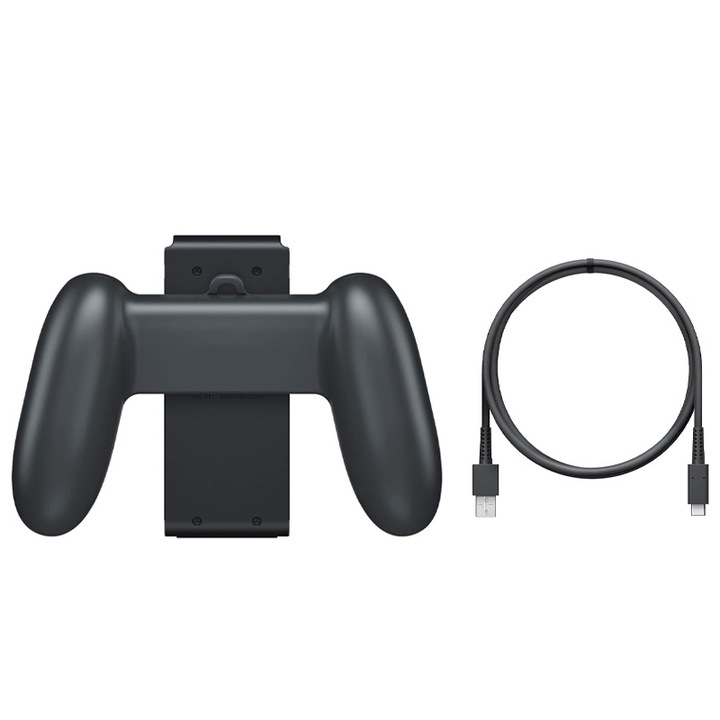 Töltő dokkoló, Rqiurpn, Nintendo Switch kompatibilis, Joy Con, OLED vezérlő, Ergonomikus, ABS, Fekete