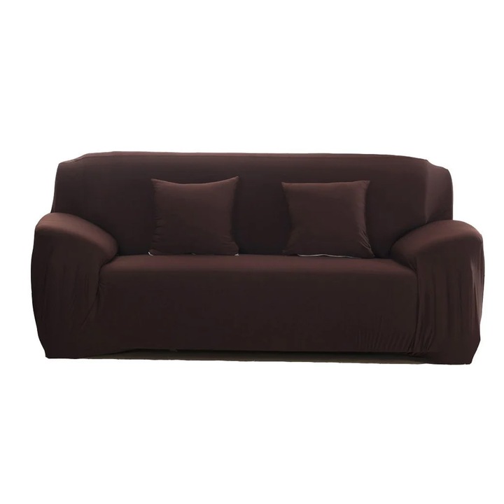 Husa canapea Enforose, 100x100cm, material Abaca, prietenoasa cu copiii si animalele de companie, lavabila la masina, cu fund antiderapant