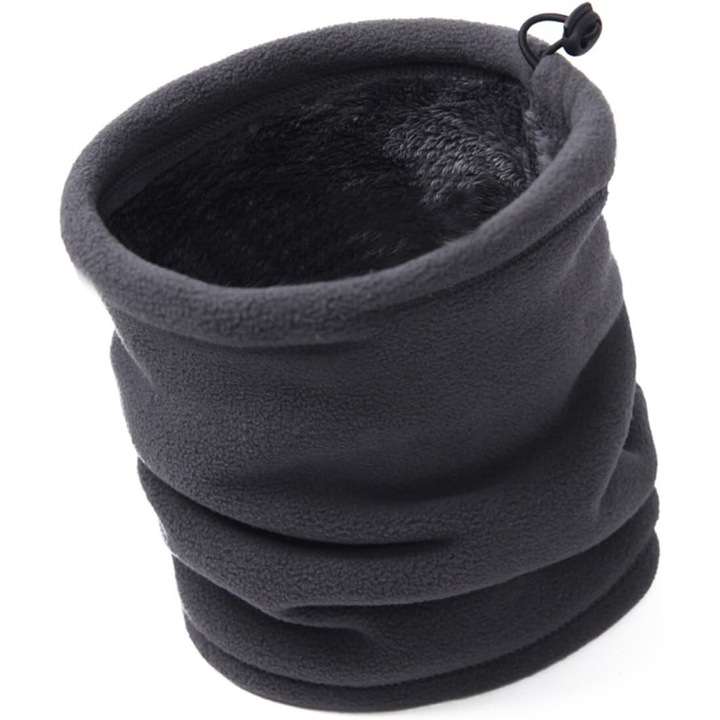 Cagula pentru schi, masca de fata balaclava pentru barbati, protectie ajustabila pentru gat, masca de fata reutilizabila, esarfa de fata rezistenta la vant pentru barbati si femei, schi, snowboarding, motociclism, drumetii, 30*25cm, gri