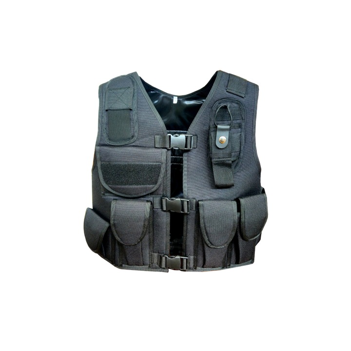 Vesta tactica multifunctionala, Negru