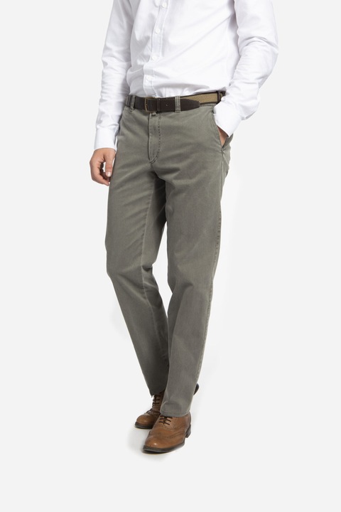 Pantaloni spalati cu betelie stop camasa GIORGIO-CP Verde masliniu, M-L INTL