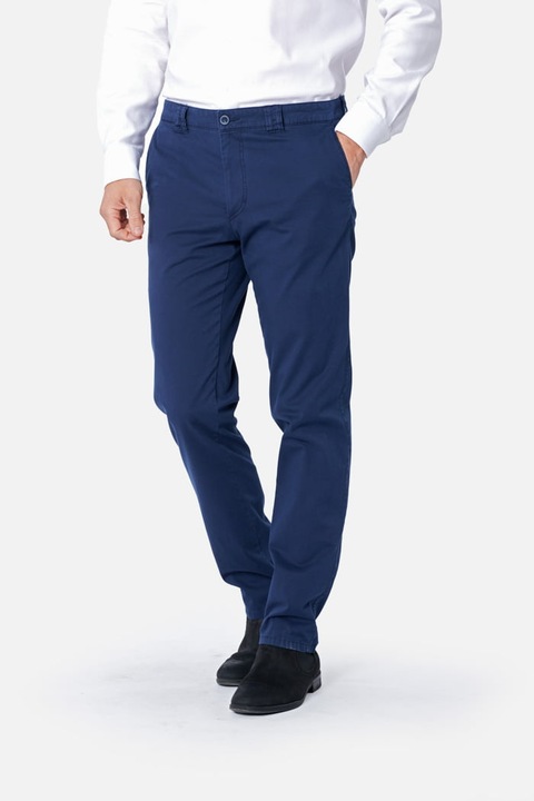 Pantaloni casual SERGIU-MF, bleumarin, Bleumarin
