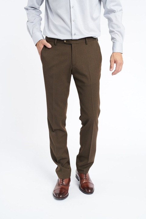 Класически панталон AMADEO, кафяв, Кафяв