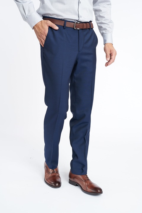 FLAVIO klasszikus nadrág, sötétkék - S/M INTL