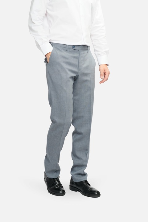 Pantaloni clasici Flavio, gri deschis, 3XL INTL