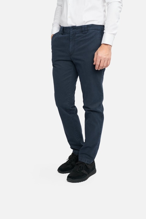 Pantaloni casual Sergiu-MF, petrol, XL INTL