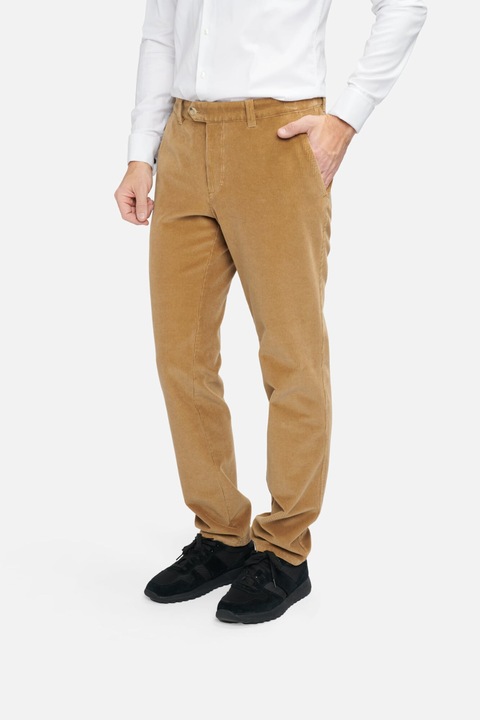 Pantaloni casual Giulio-MF, bej inchis, M INTL
