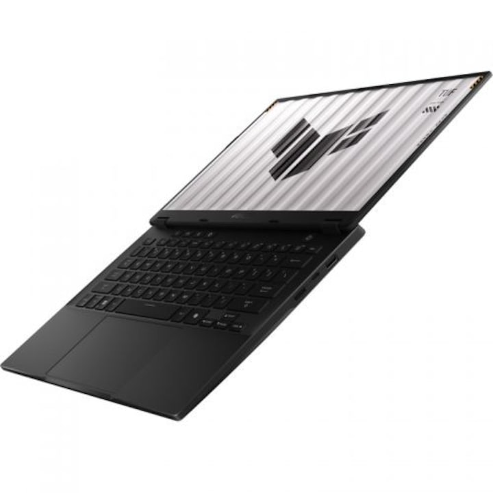 Лаптоп Asus TUF A14 FA401UU-RG002, 14 инча 2560 x 1600, AMD R7 8845HS 8 C / 16 T, 3.8 GHz - 5.1 GHz, 24 MB кеш памет, 45 W, 16 GB LPDDR5X, 512 GB SSD, Nvidia GeForce RTX 4050