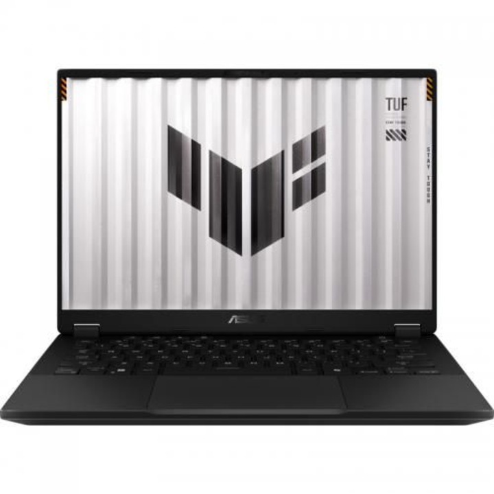 Asus TUF A14 FA401UU-RG002 Gaming Laptop, 14" 2.5K (2560 x 1600, WQXGA), AMD R7 8845HS 8 C / 16 T, 3,8 GHz - 5,1 GHz, 24 MB gyorsítótár, 45 W, 16 GB LPDDR5X, 512 GB SSD, Nvidia GeForce RTX 4050, Jaeger Gray szürke