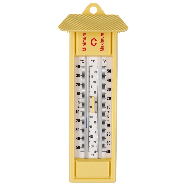 Termometru interior-exterior Enforose, indicare vizuala temperatura schimbare albastra, alternativa higrometru, montare pe perete, fiabil pentru monitorizarea vremii