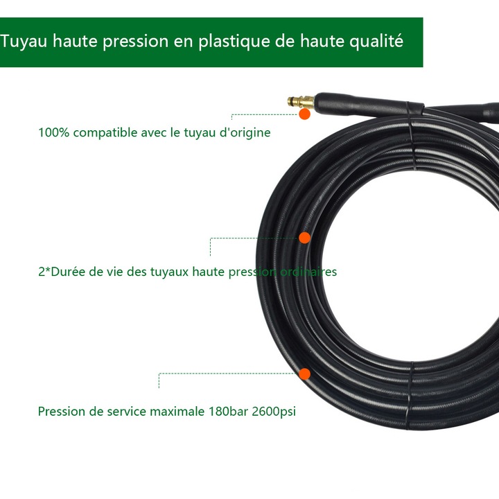 Furtun presiune 6m, rezistent, 5.5x10mm, multicolor