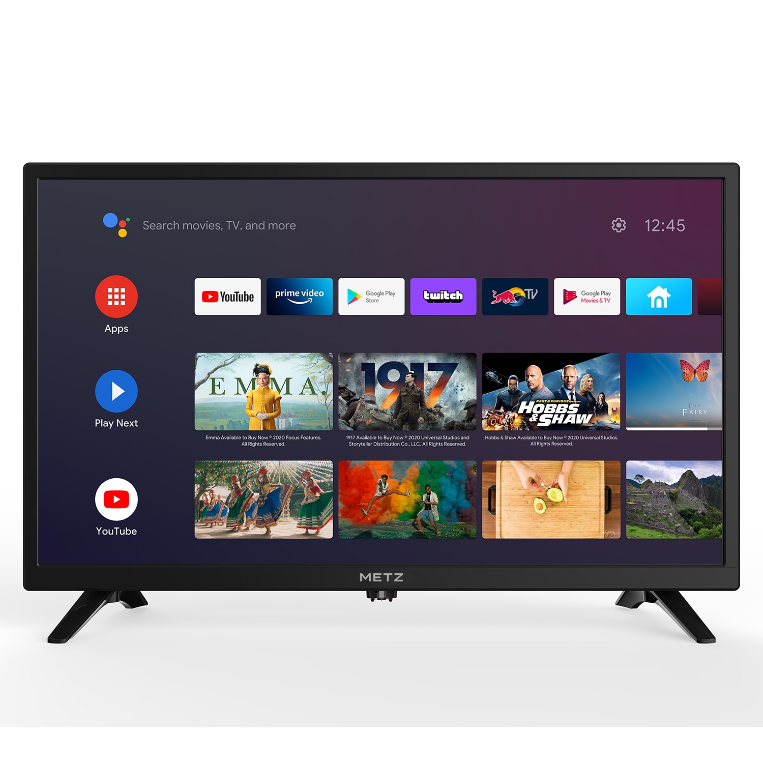 Televizor METZ LED 24MTC6020, 60 cm, Smart Android TV, HD, Class F (Model 2024)