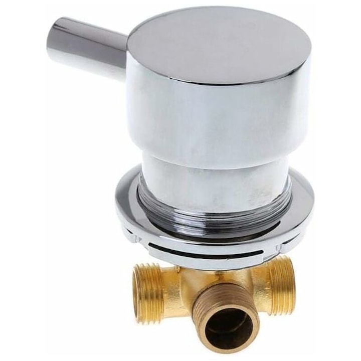 Robinet mixer pentru cabina de dus, doua in unu, G1/2, ajustare temperatura apa calda si rece