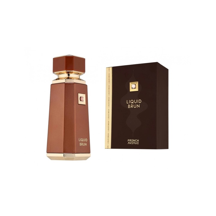 Eau de parfum, French Avenue, Liquid Brown, férfiaknak, 100 ml