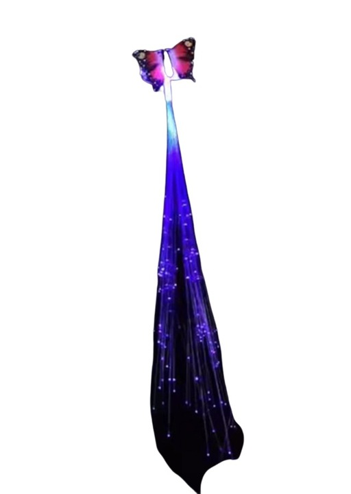 Extensii, Suvite Par cu Luminite multicolore, THK, Fluturas, Serbare, Craciun, Ziua Copilului - Rosu
