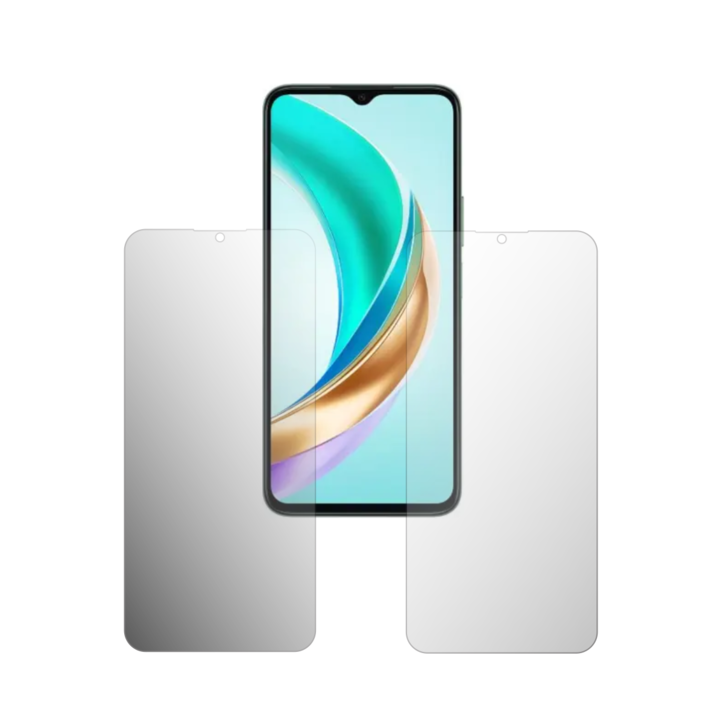 Комплект от 2X Folie24 протектора за екран, за Honor X6b, 1X Ultra-Clear + 1X Matte, подходящо за калъфа покритие (съвместимо с калъфа), залепващо, гъвкаво със саморегенериране