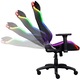 Геймърски стол, TRUST GXT719 Ruya RGB Gaming Chair Black