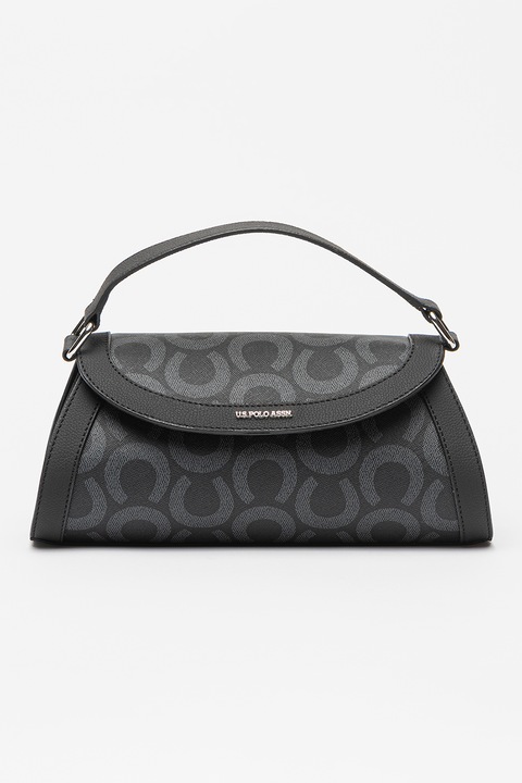 U.S. Polo Assn., Levehető pántos kézitáska, Fekete, Szürke