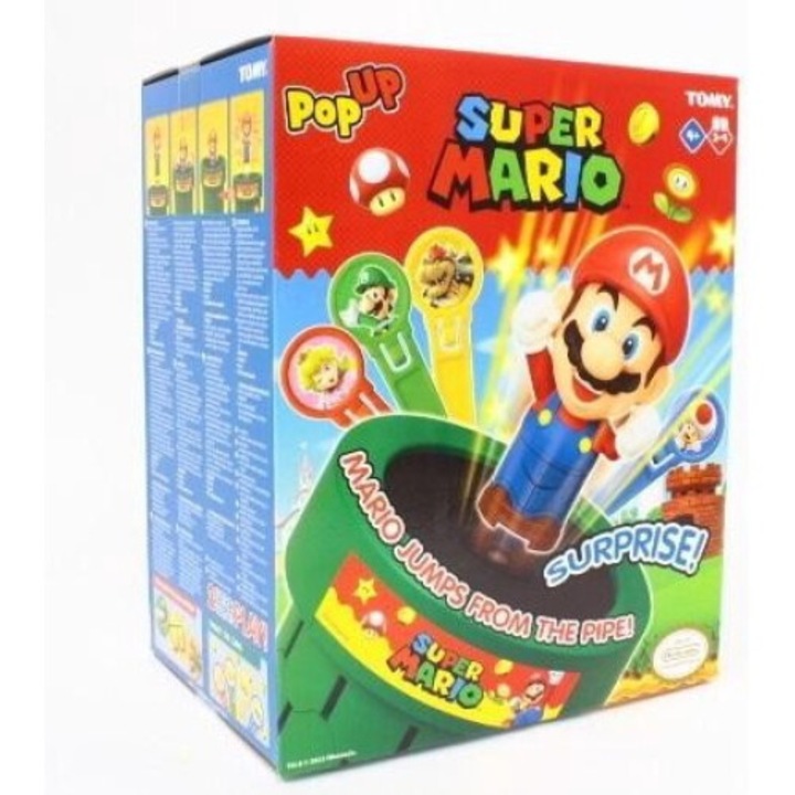 Joc pentru copii Pop Up Mario, TOMY, 4 ani+, 215x270mm