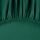 BASIC втален чаршаф с ластик 160 х 200 х 30 см еврофирано тъмно зелено