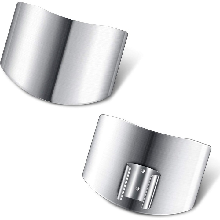 Protector deget din inox pentru taiat, 6x4cm