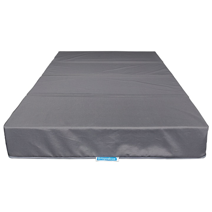 Összecsukható matrac, Ortopedica, Ortopedicus, Fold & Go, 200x90x15 cm, vízálló huzattal, kül- és beltéri használatra