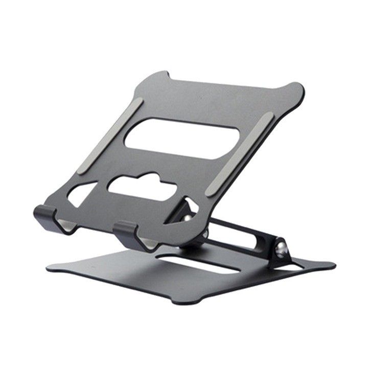 Suport rotativ pentru tableta, telescopic, negru, 6.5x11x19cm