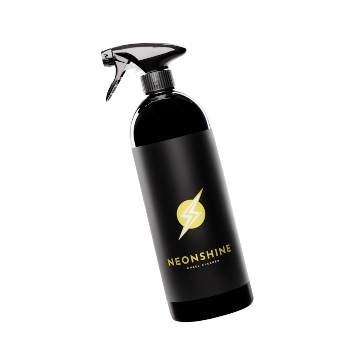 Solutie auto spray pentru curatare jante, Culoare neon cu indicator de actiune mov, Flash Detail, Neonshine, 1000ml