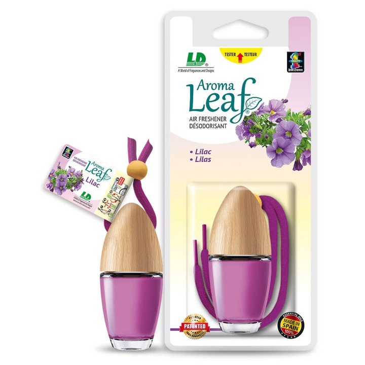 Odorizant auto Air Natur esenta concentrata pe baza de ulei pur concentrat de 6 ml set de trei arome exclusive Lavanda, Ocean, Lamaie