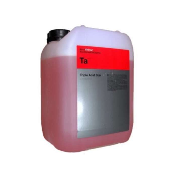 Koch Chemie Triple Acid Star концентриран киселинен разтвор за почистване на джанти, 11 кг