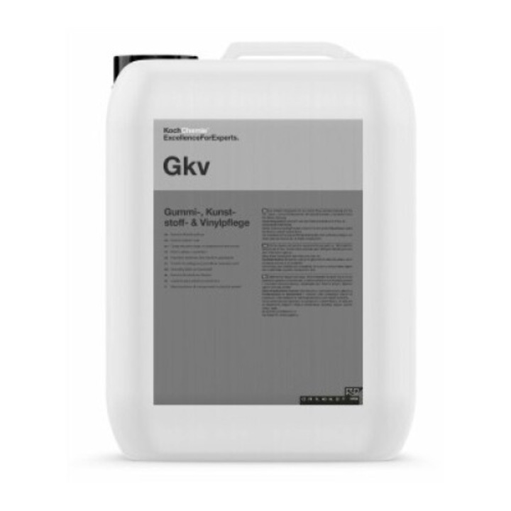Külső műanyag és gumi kötszer, félfényes Koch Chemie Gummi, Kunststoff és Vinyl Pflege, 10L