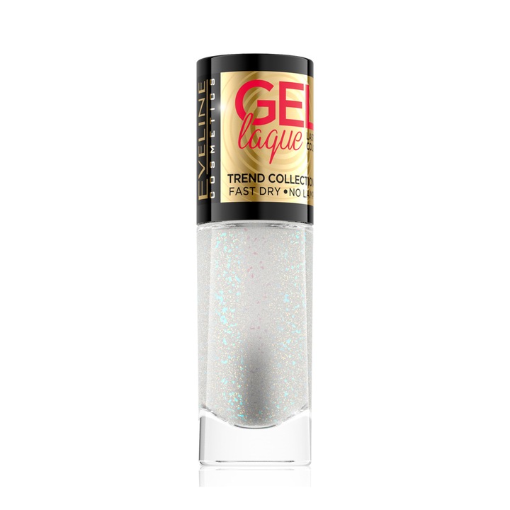 Lac de unghii (oja) Gel Laque 7 Days Eveline 8 ml sclipici