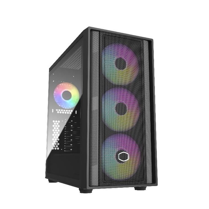 Cooler Master MasterBox 600 Tempered Glass Black, 245112, Ház