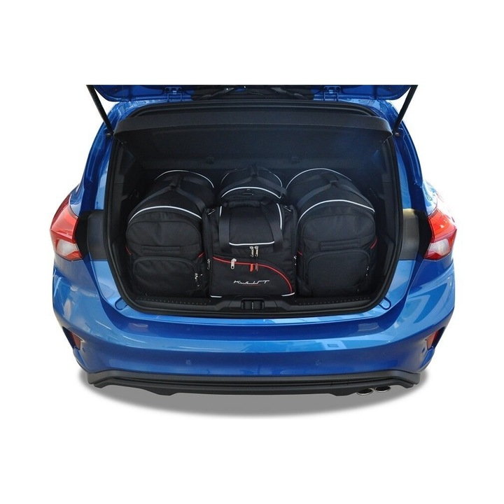 Set 4 Bucati Genti Auto KJUST pentru Ford Focus Hatchback 2018+, Impermeabile, Multifunctionale