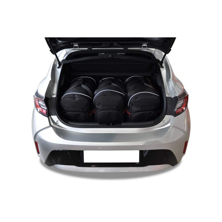 Set 3 genti auto KJUST pentru Toyota Corolla Hatchback 2019+, materiale impermeabile, roti silentioase
