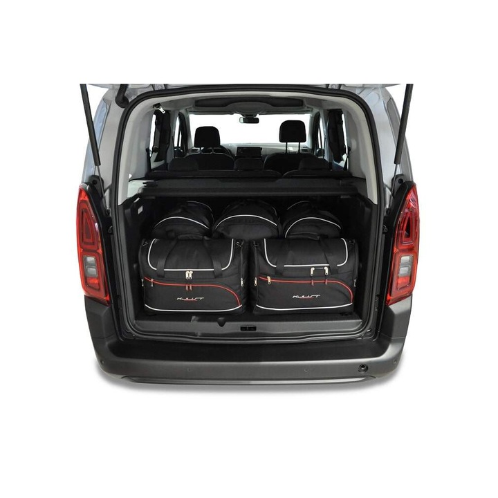 Set 5 Piese Genti Auto KJUST pentru Citroen Berlingo M 2018+, Materiale Impermeabile, Roti Silentioase