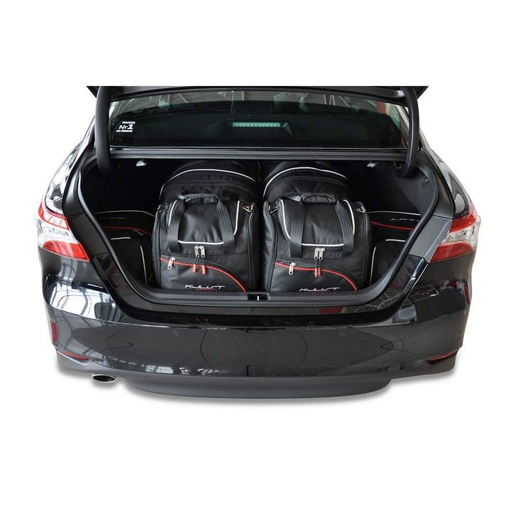Set 6 Piese Genti Auto KJUST pentru TOYOTA CAMRY HEV 2018+, Materiale Impermeabile, Roti Silentioase