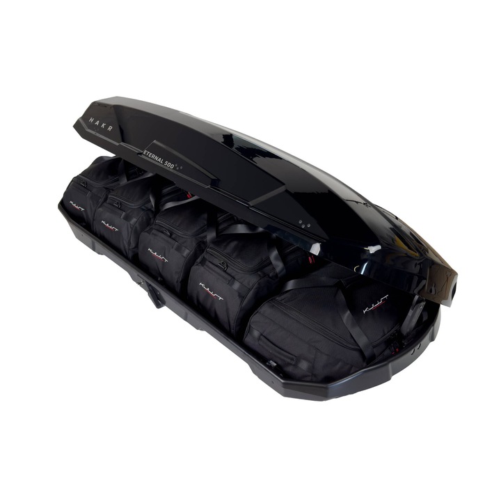 Set 5 Genti KJUST Compatibile Cutie Portbagaj HAKR ETERNAL 500, Material Impermeabil, Rezistente