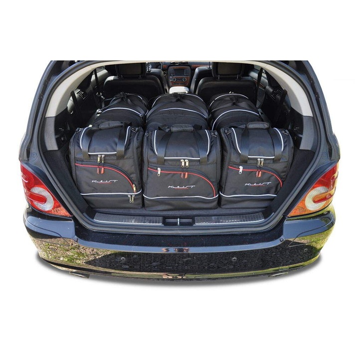 Set 6 Bucati Genti Auto KJUST pentru Mercedes-Benz R 2005-2012, Impermeabile, cu Roti Silentioase