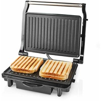 Grill electric Nedis KAGR121FSR, 1500 W, Negru