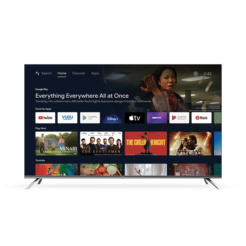 Televizor smart STRONG SRT55UD7553, Android 4K UHD, 139 cm, Clasa G