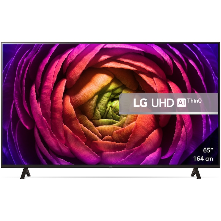 Телевизор LG LED 65UR75003LK, 65" (164 см), Smart, 4K Ultra HD, Kлас F
