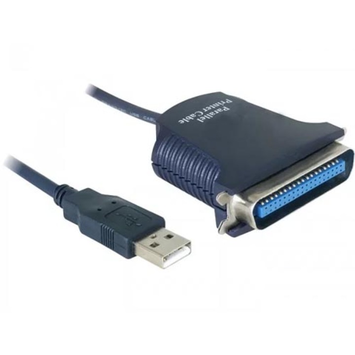 Cablu Delock 82001 USB la paralel Centronics 36 pini 0.8m
