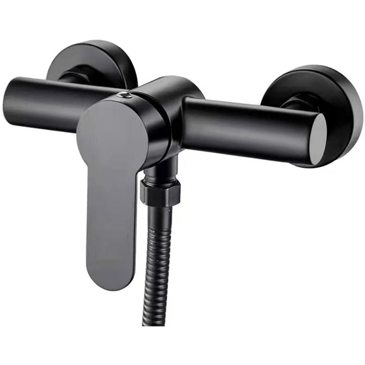 Robinet de Dus, Katepote, Ezistente la Rugina, Cap Ceramic, Durabil si Rezistent, Negru