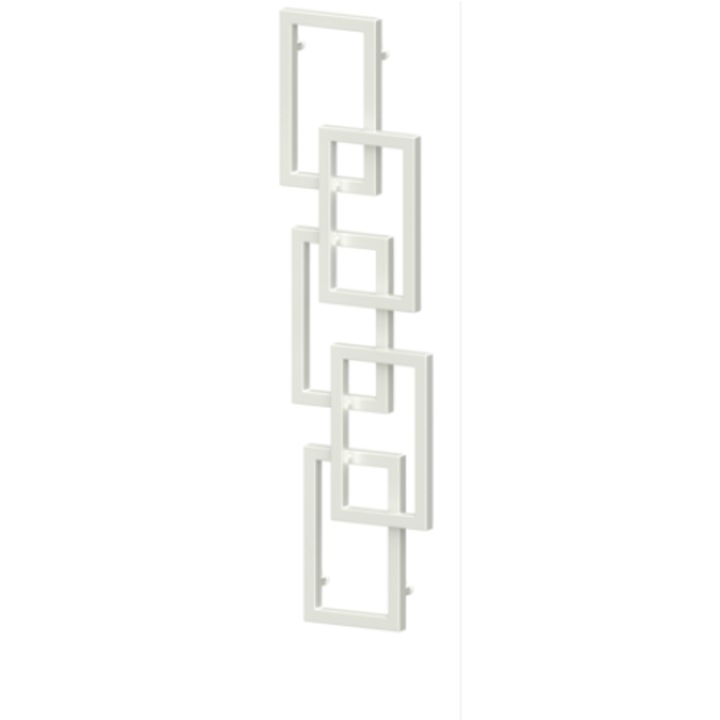 Radiator Decorativ Aureus Light H1350 L390 Alb Lucios