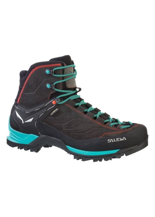 Ghete trekking Salewa Mountain Trainer Mid Gtx, Piele, negru, Negru