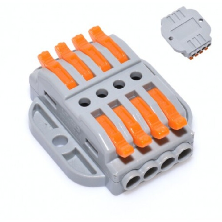 Conector Doza Pentru Cablu 4-4 LT-223/4, Set de 3 bucati