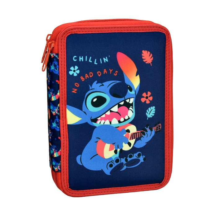 Disney Lilo és Stitch, A csillagkutya Chillin' tolltartó töltött 2 emeletes