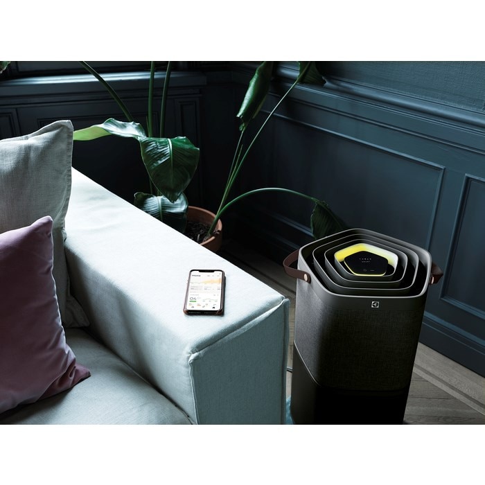 Purificator aer Electrolux Pure A9, 5 viteze, Wi-Fi, 32 dB, gri